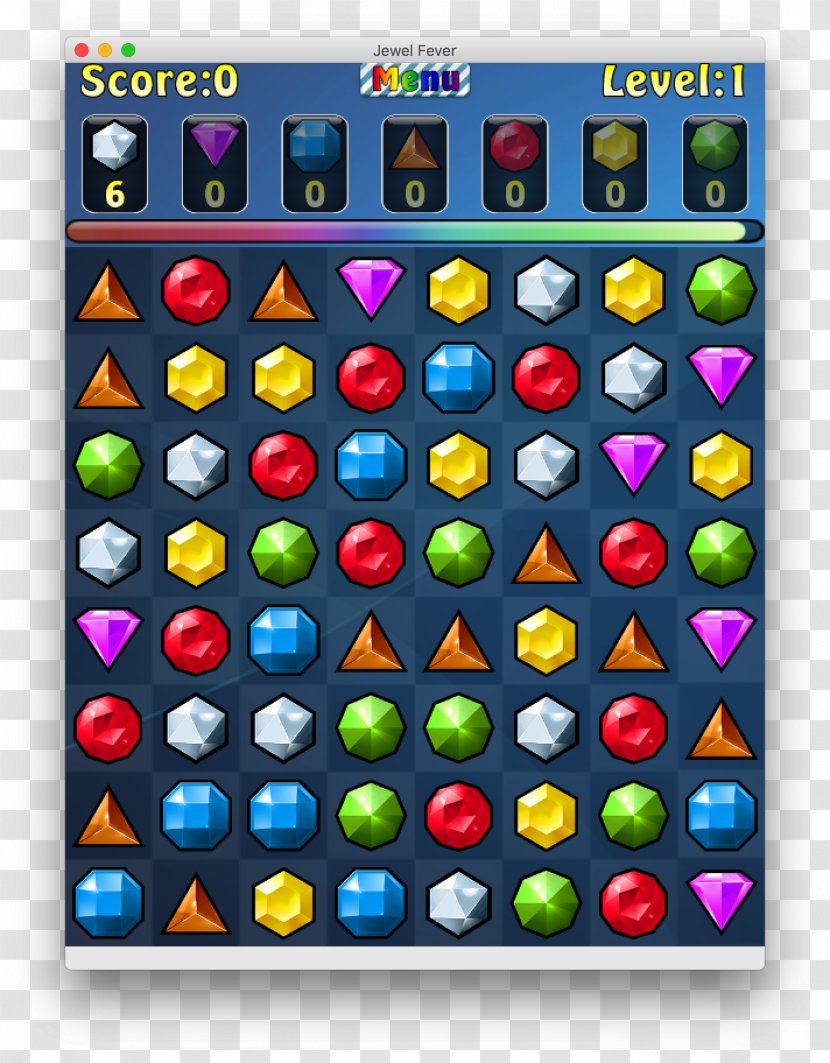 Game Drop Pattern - Jewel Fever 2 Transparent PNG