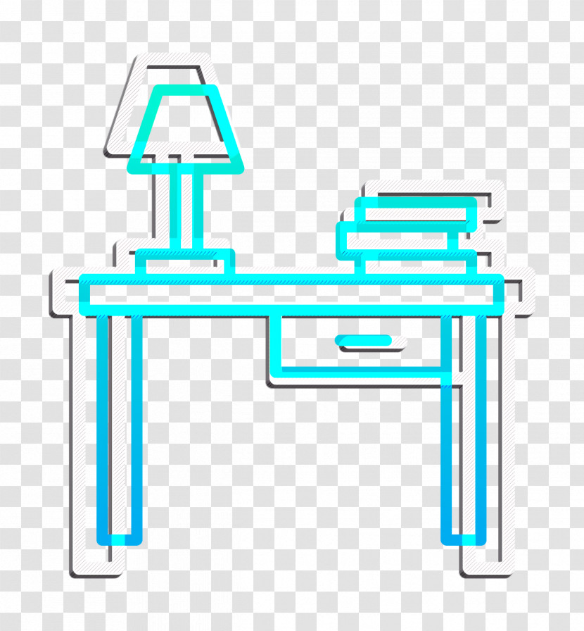 Desk Icon Interiors Icon Furniture And Household Icon Transparent PNG
