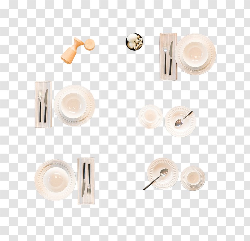 European Cuisine Table Meal Plate - Simple Transparent PNG