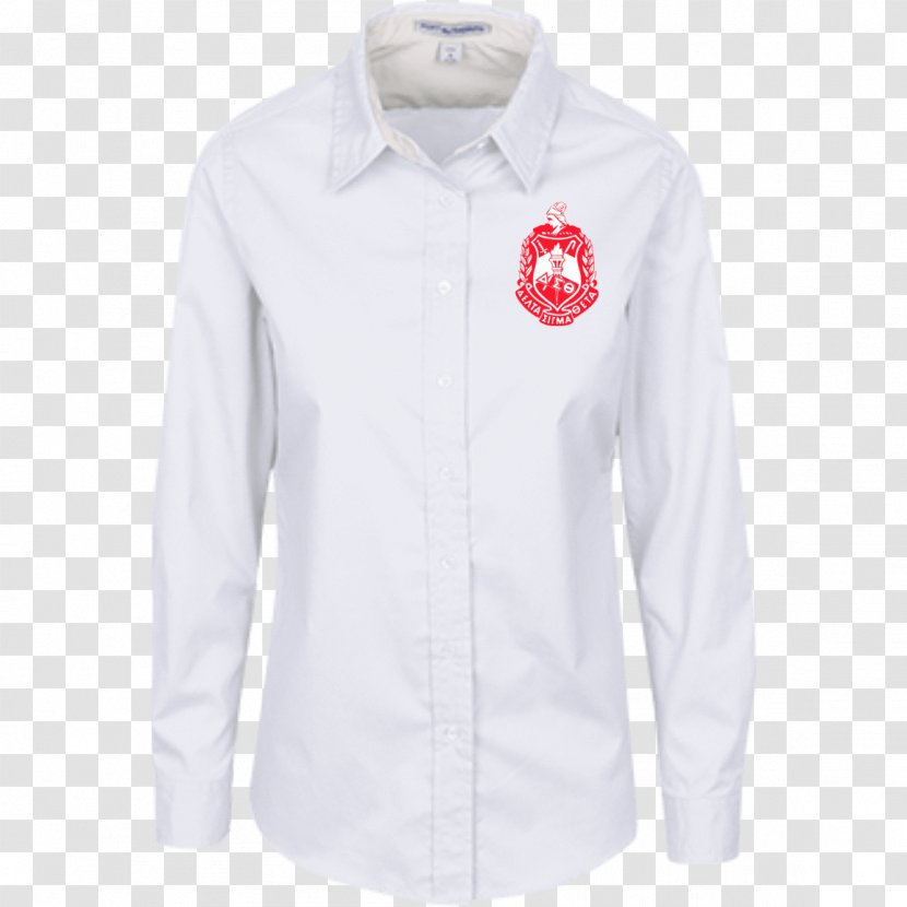 Long-sleeved T-shirt Dress Shirt Button Transparent PNG