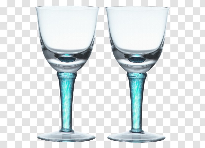 Wine Glass Stemware Blue Cup Transparent PNG