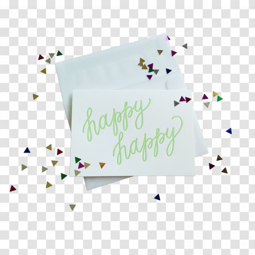 Petal Paper Party Greeting & Note Cards - Birthday Transparent PNG