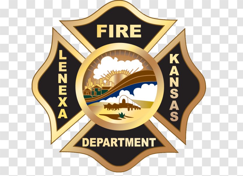 Lenexa Fire Station #1 Department Firefighter Emergency - Label Transparent PNG
