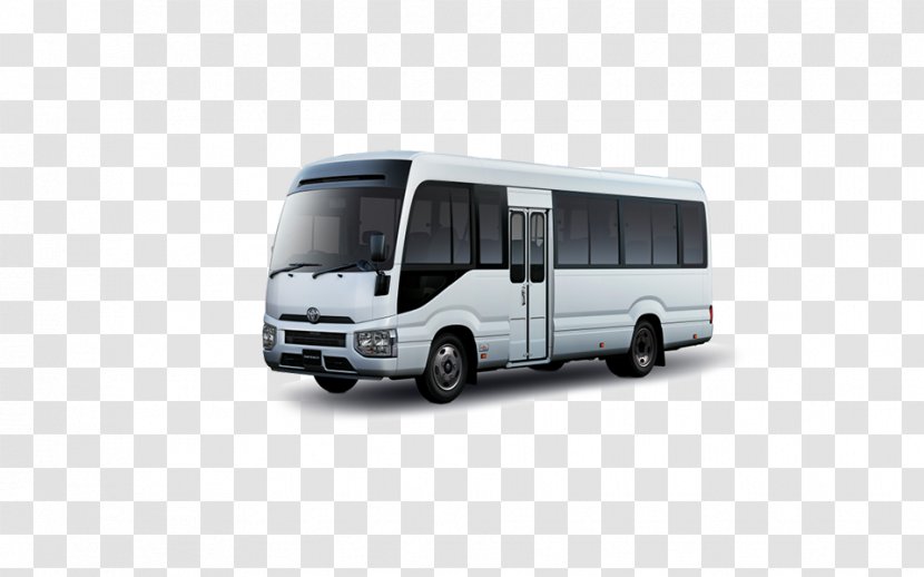 Car Commercial Vehicle Toyota Coaster Hilux - Minibus Transparent PNG