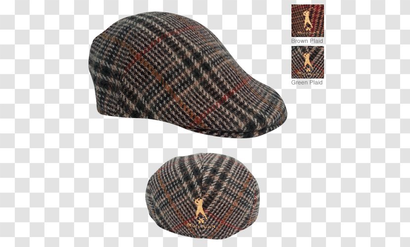 Mulligan Gear Baseball Cap Golf Hat - Plaid Transparent PNG