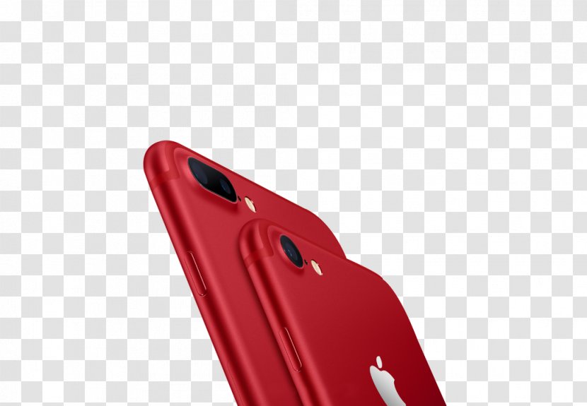 IPhone 7 Plus Product Red Apple AIDS - Ipad - IPhone7 Is Now Transparent PNG