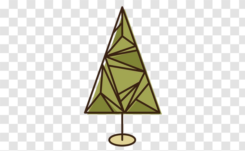 Christmas Tree Geometry Drawing - Fir Transparent PNG
