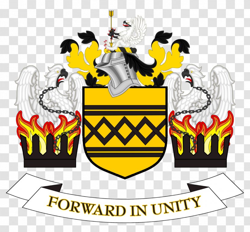 West Midlands Crest Coat Of Arms The City London Heraldry - Yellow Transparent PNG