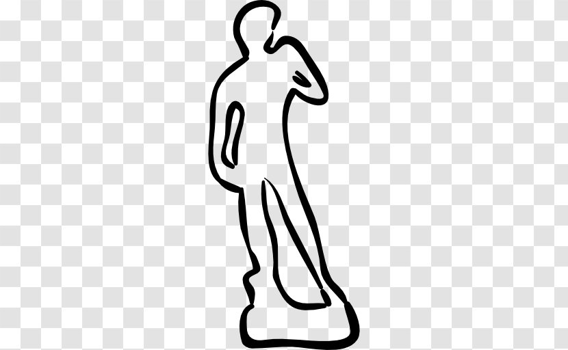 David Sculpture Statue Drawing - Silhouette - Oscar Transparent PNG