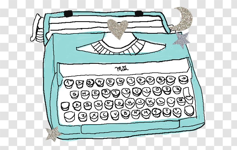 Typewriter Office Supplies Clip Art - Area Transparent PNG