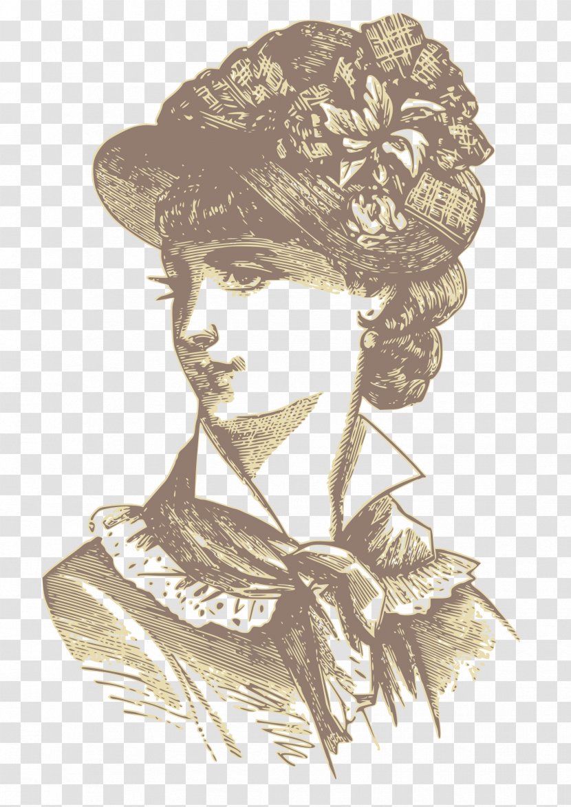 Victorian Era Fashion Edwardian Clip Art - Portrait - Elegant Transparent PNG