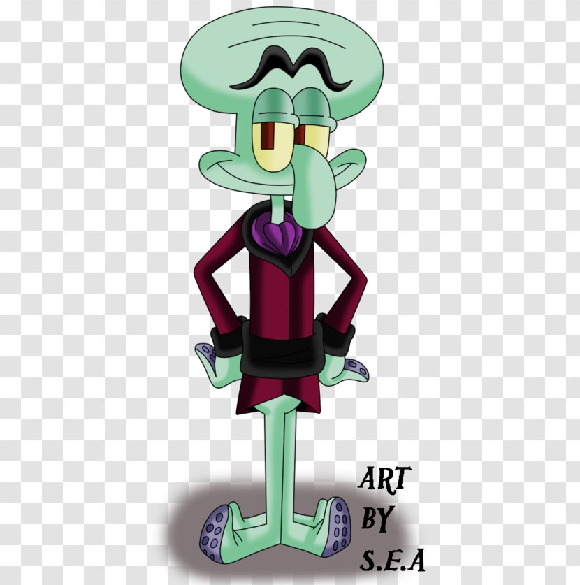 Squilliam Fancyson Squidward Tentacles Mr. Krabs Sandy Cheeks Cartoon - Drawing - Dab Transparent PNG