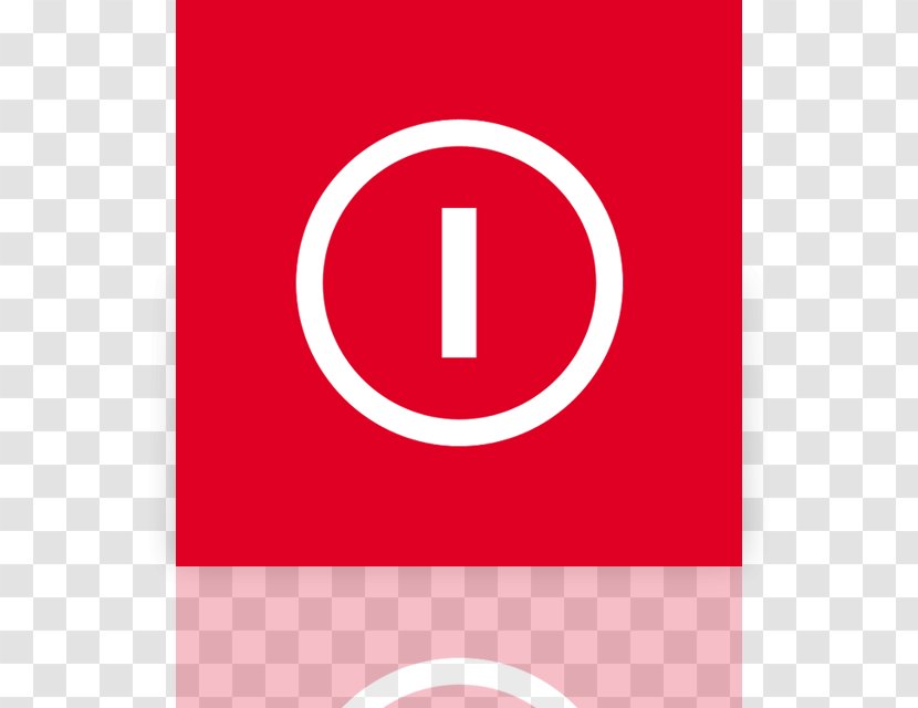 Logo Brand Number - Signage - Shut Down Transparent PNG