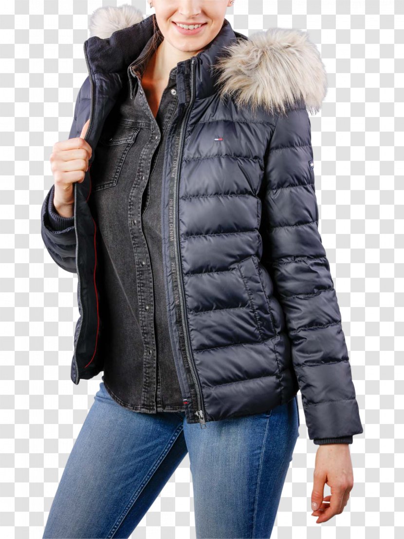 Leather Jacket Artificial Fur Clothing Sport Coat - Black Denim Transparent PNG