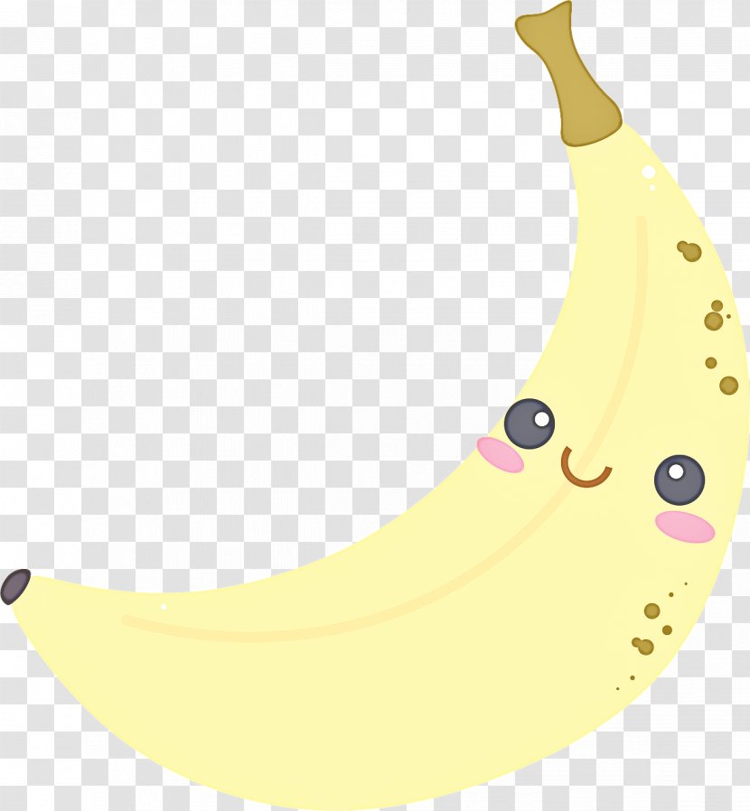 Banana Family Yellow Cartoon Fruit - Plant Transparent PNG