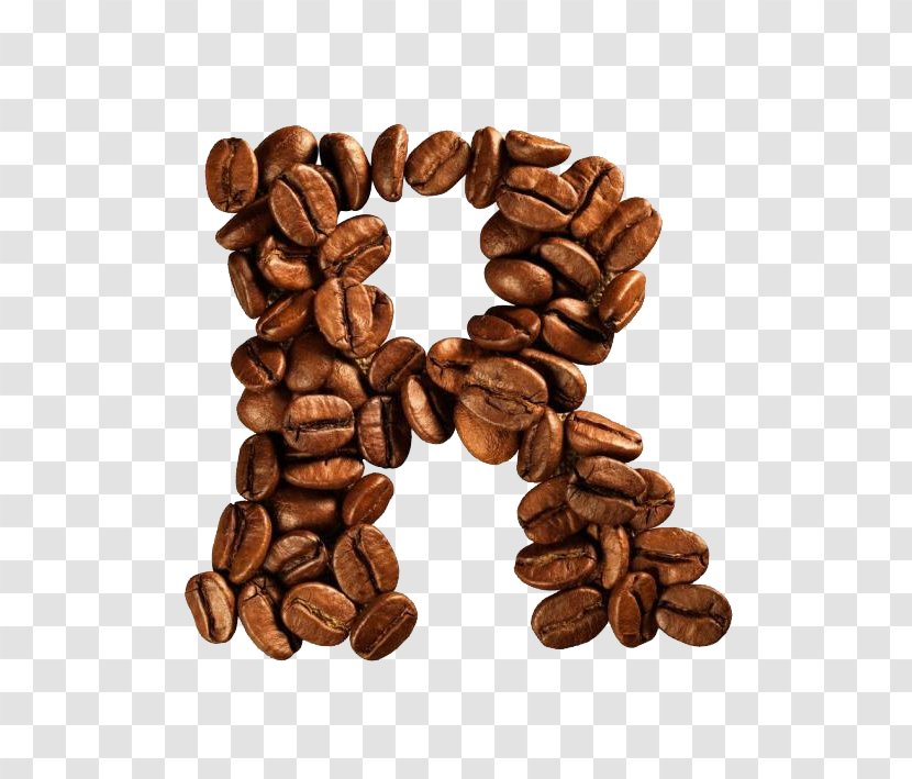 Coffee Bean Alphabet Letter - Beans Transparent PNG