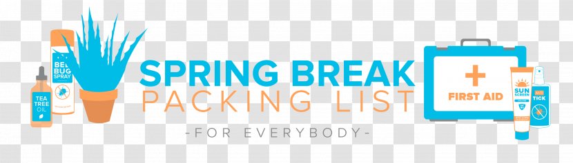 Logo Product Design Brand Font - Blue - Spring Break Transparent PNG