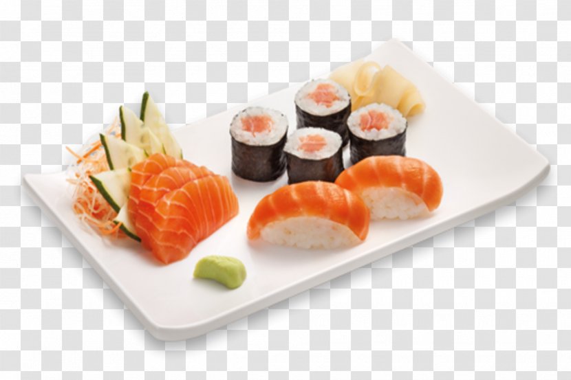 California Roll Sashimi Smoked Salmon Sushi Onigiri - Japanese Cuisine Transparent PNG