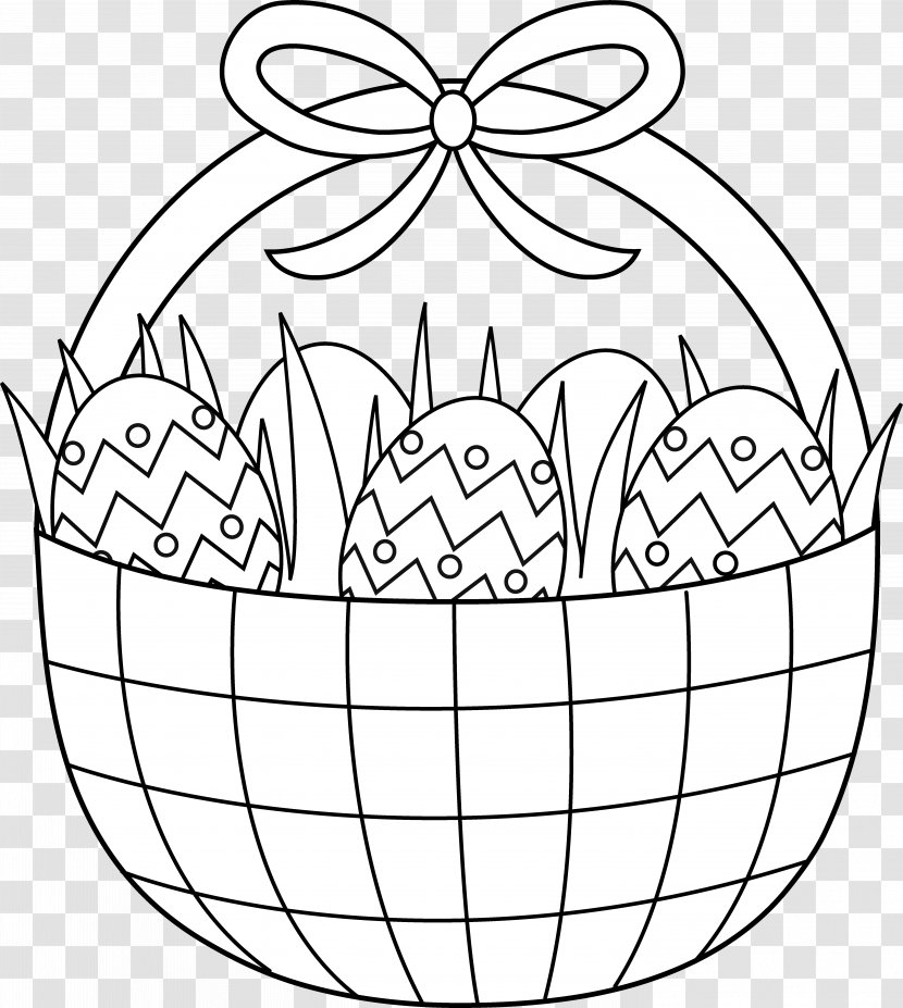 Easter Bunny Basket Coloring Book Egg - Adult Transparent PNG