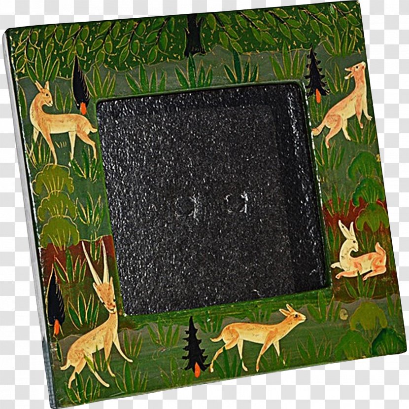 Picture Frames Fauna Rectangle - Hand-painted Illustration Transparent PNG