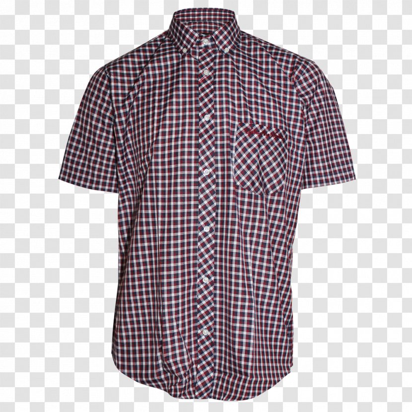 Blouse Tartan Dress Shirt Sleeve Button Transparent PNG