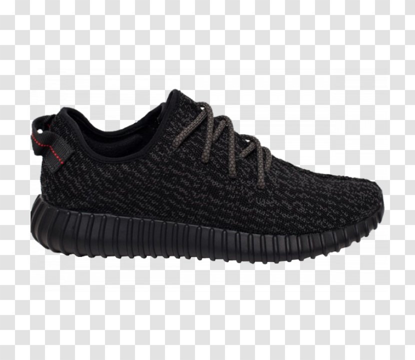 Adidas Mens Yeezy Boost 350 Black Fabric 4 Sneakers Shoe ASICS - Walking Transparent PNG