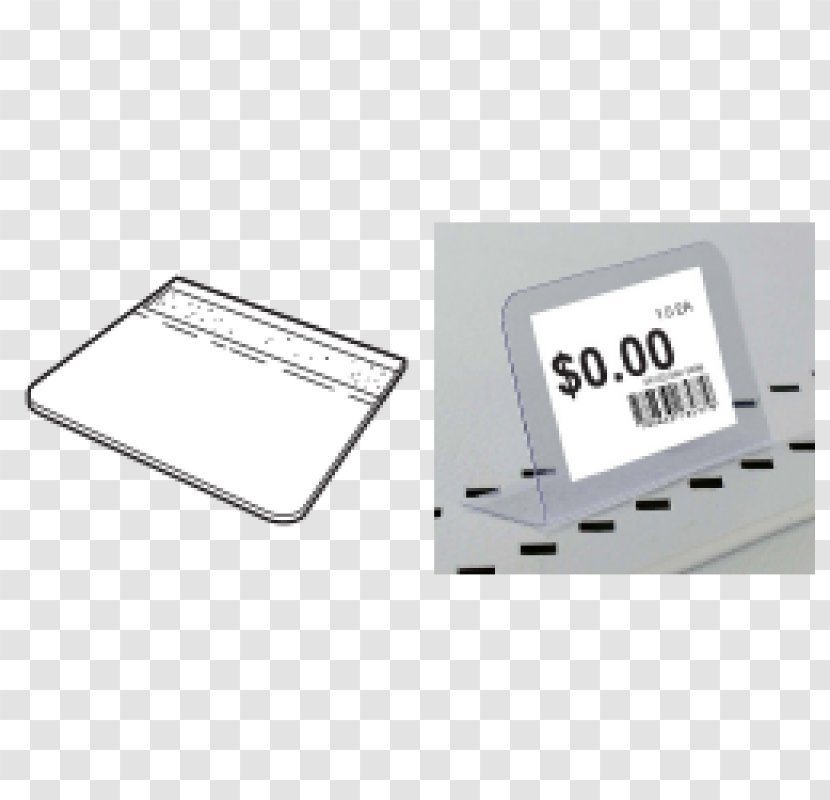 Rectangle Technology - Computer Hardware - Two Adhesive Strips Transparent PNG