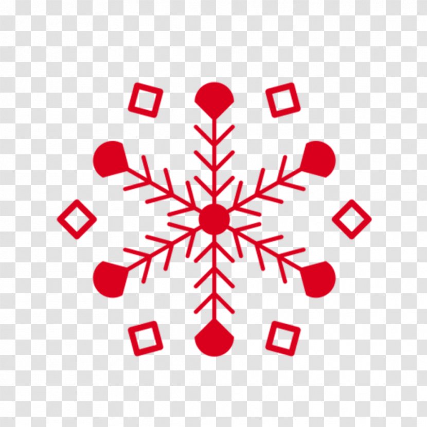 Graphic Design - Symmetry - Free Paper-cut Snowflakes Pull Material Transparent PNG