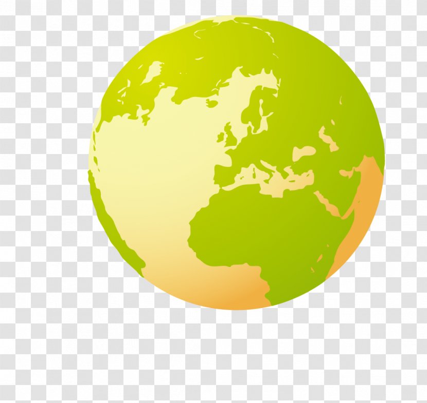 Figure Of The Earth Globe Geodesy Ellipsoid - Shape - Cartoon Green Transparent PNG