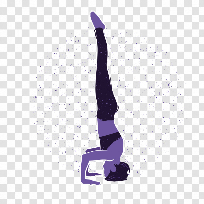 Violet Arm Physical Fitness Leg Balance Transparent PNG