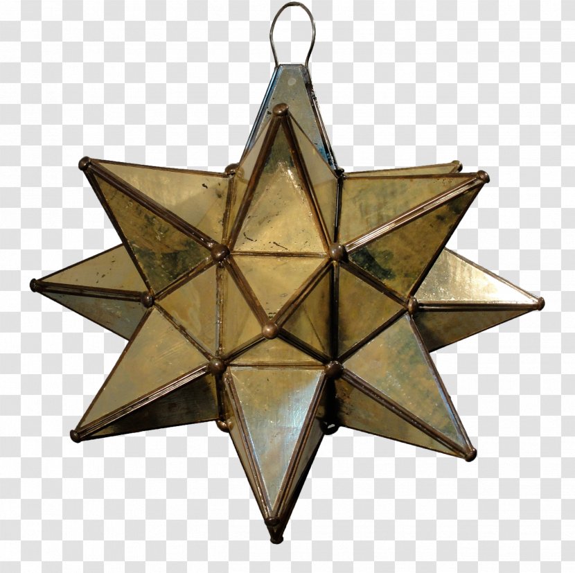 Pendant Light Fixture Lighting Chandelier - Christmas Ornament - Hanging Stars Transparent PNG