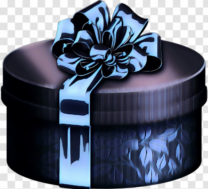 Black Blue Box Fashion Accessory Petal - Silver Flower Transparent PNG