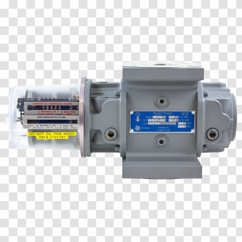 Gas Meter United Chart Processors Inc Flow Measurement Positive Displacement Flange - Machine - Iron Wire Transparent PNG