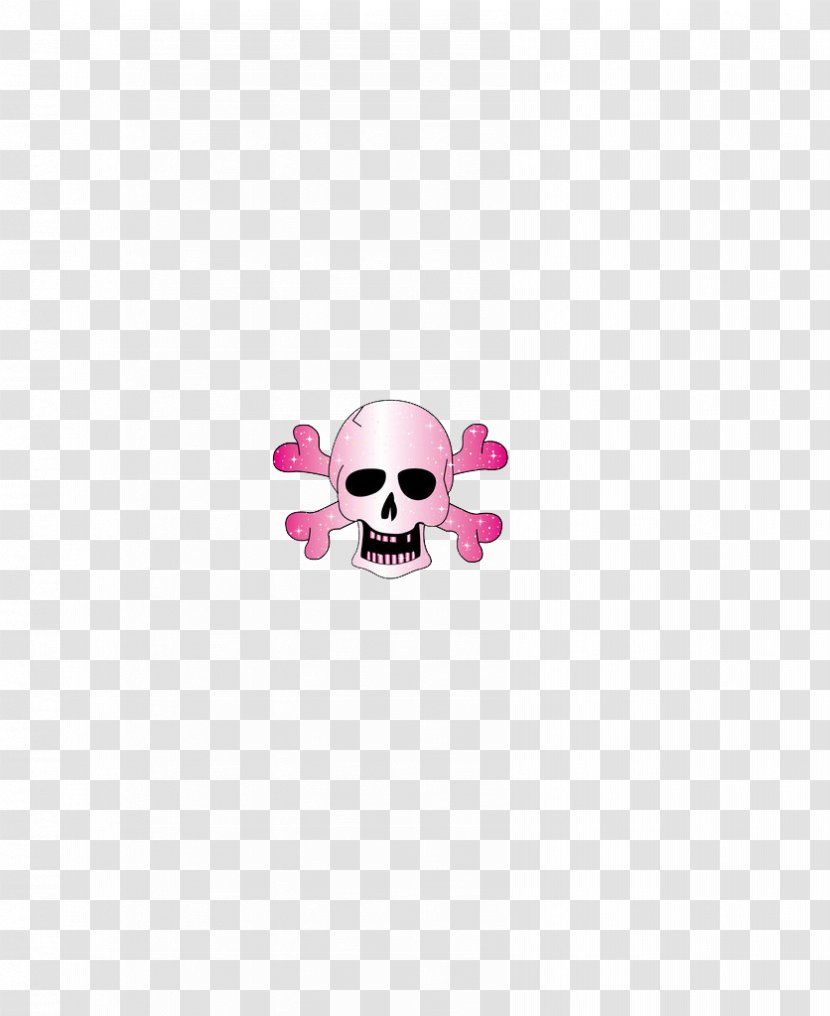 Skull Pattern - Pink Transparent PNG