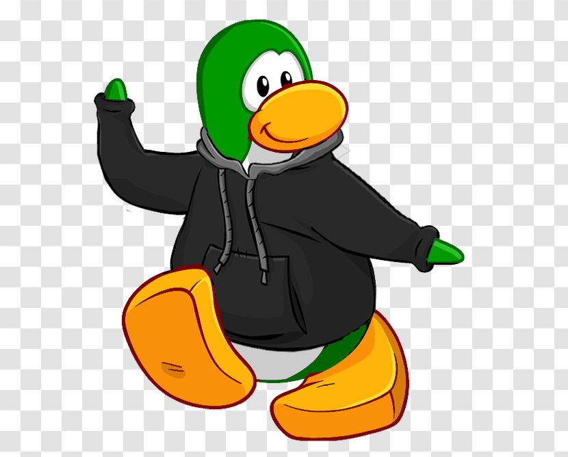 Club Penguin Clip Art Hoodie Clothing - Yellow Transparent PNG
