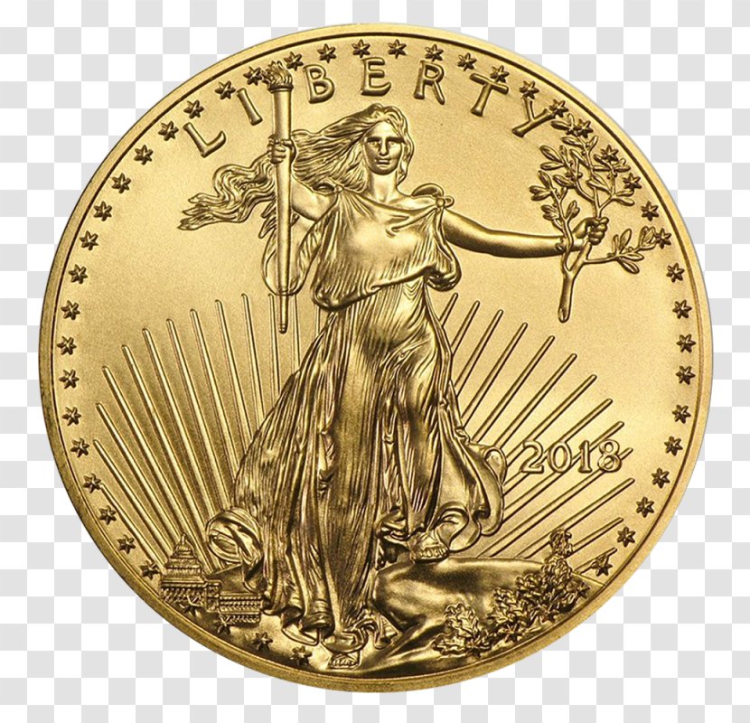 American Gold Eagle Coin Bullion - Money Transparent PNG