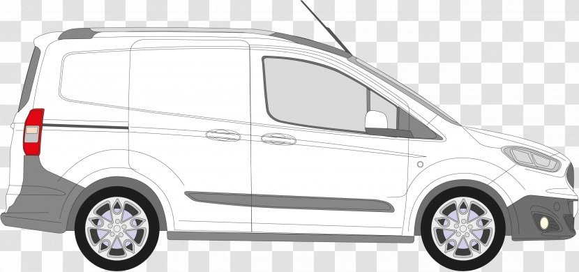 Ford Tourneo Courier Van Car Motor Company Transparent PNG