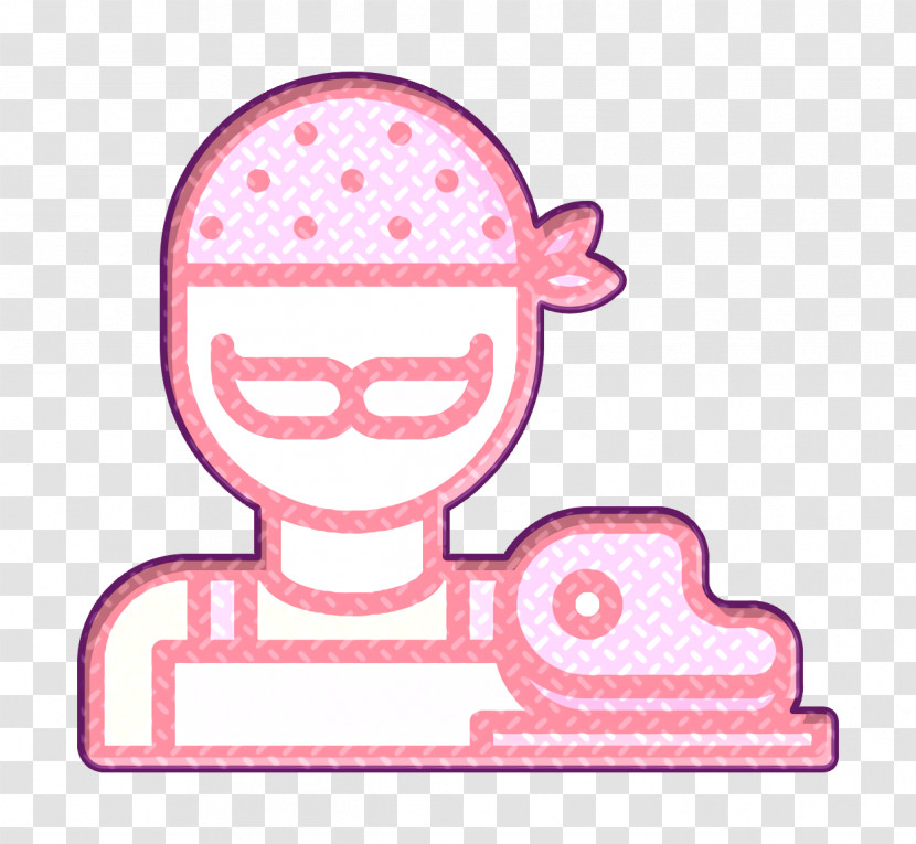 Professions And Jobs Icon Butcher Icon Transparent PNG