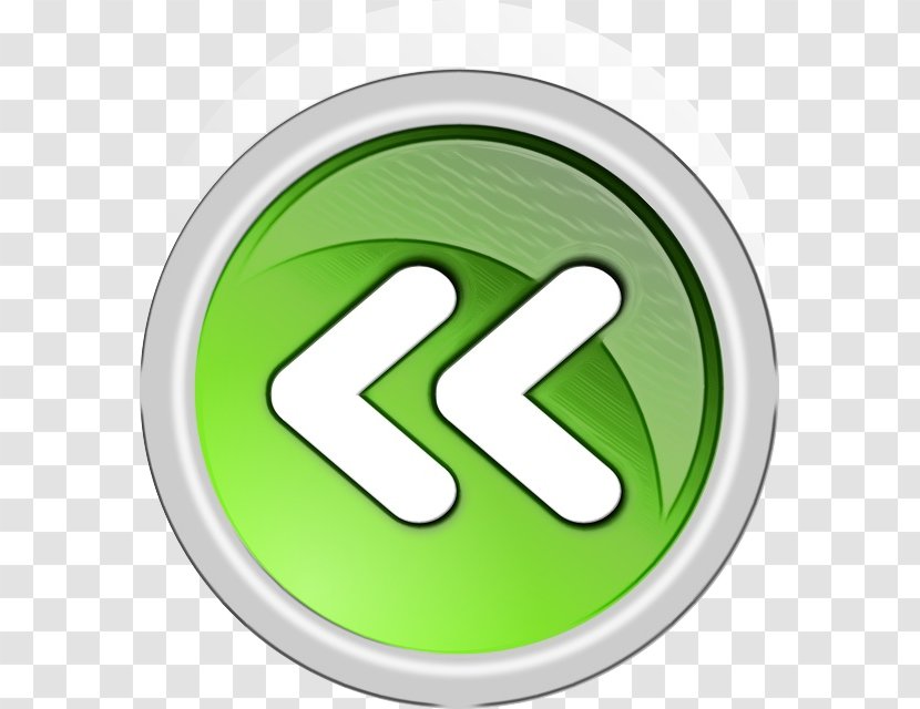 Green Font Symbol Number Circle - Watercolor - Logo Transparent PNG