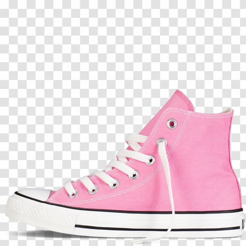Chuck Taylor All-Stars Converse Sports Shoes High-top - Pink - Convers Transparent PNG