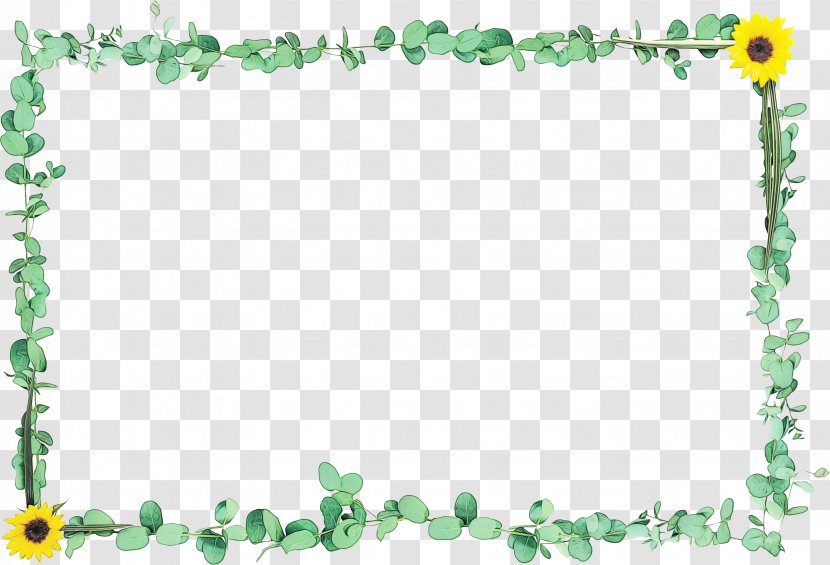 Gold Background Frame - Murs - Picture Green Transparent PNG