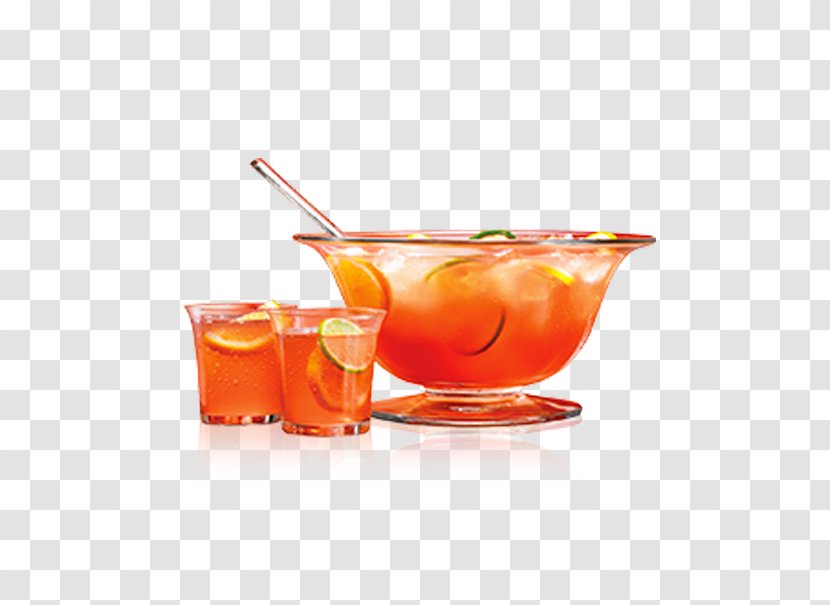 Punch Non-alcoholic Drink Sea Breeze Bay Rum - Cocktail Garnish Transparent PNG