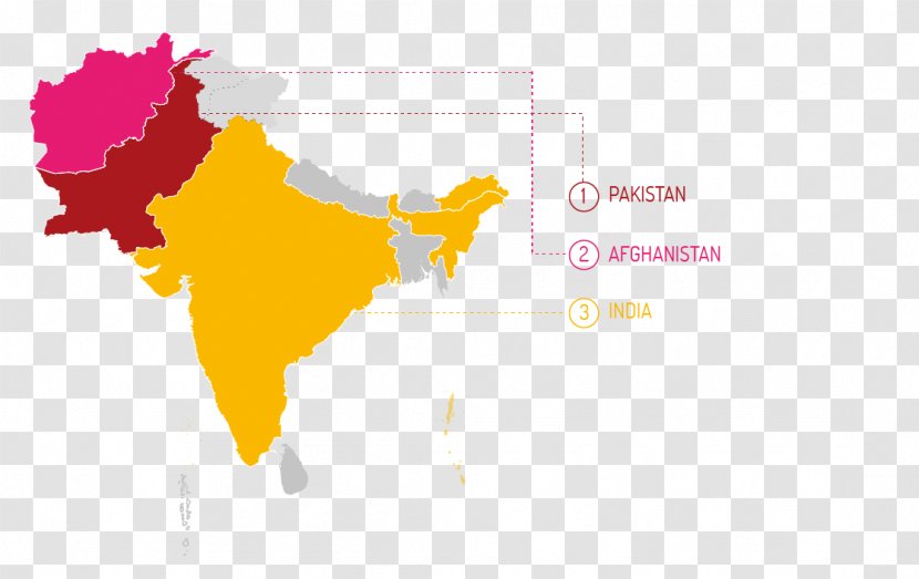 South Asia Vector Map City - Art Transparent PNG