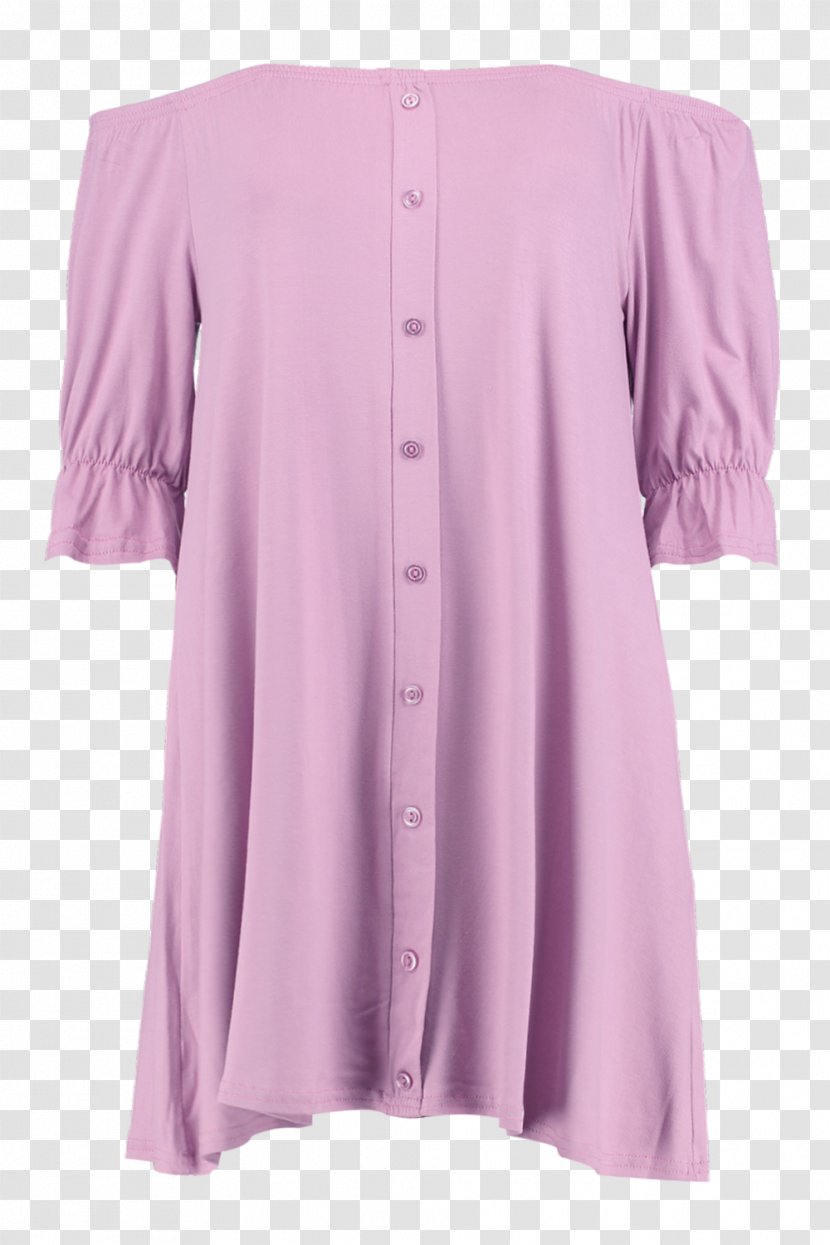 Blouse Sleeve Shoulder Pink M Button - Span And Div Transparent PNG