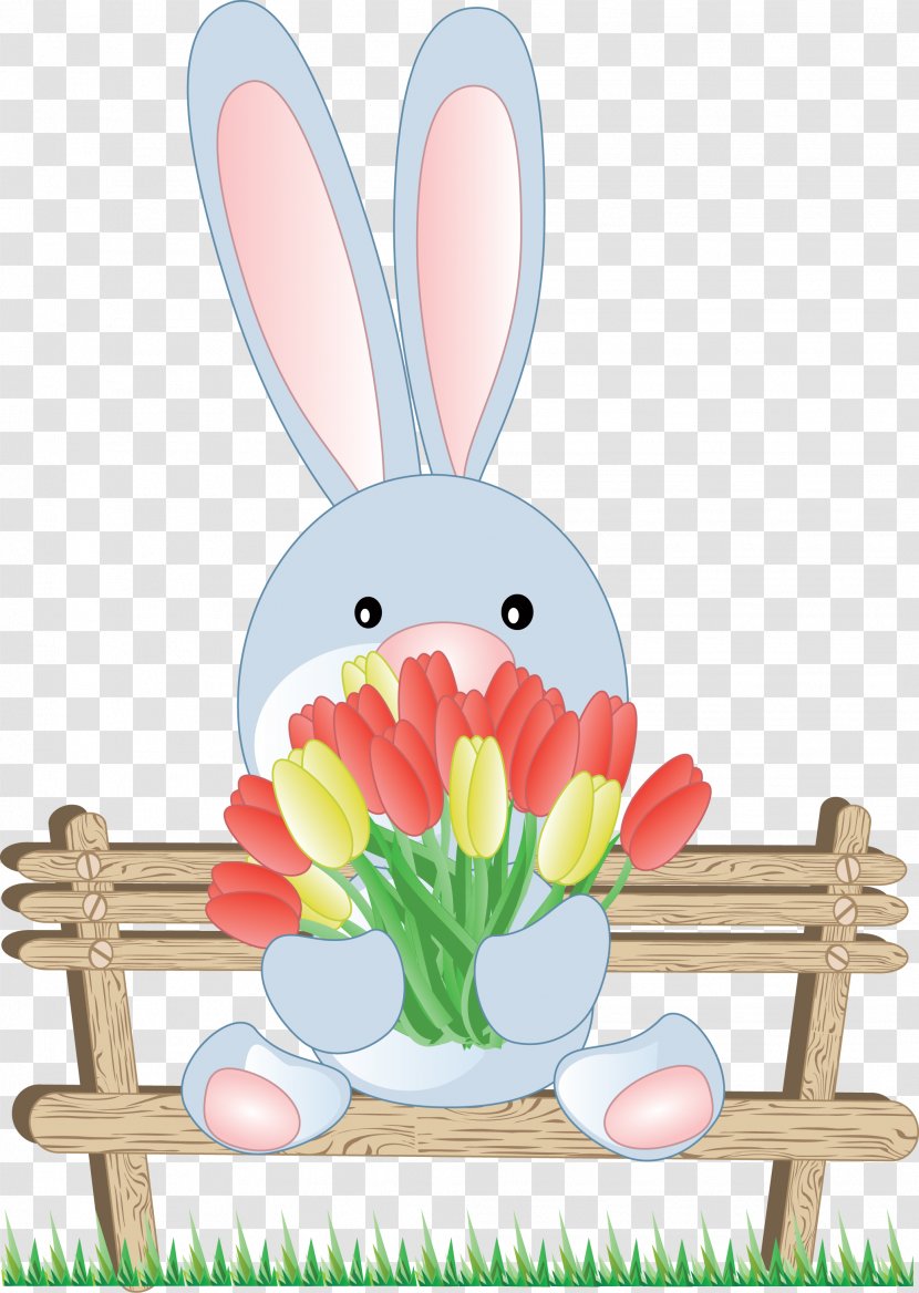 Easter Bunny Birthday Holiday Rabbit Transparent PNG