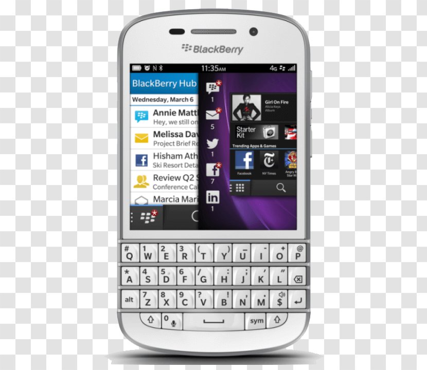 BlackBerry Q10 Priv Z10 Classic Smartphone - Iphone - Network Code Transparent PNG