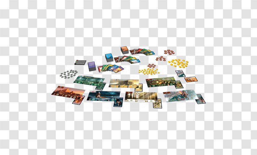 Repos Production 7 Wonders Set Board Game Transparent PNG