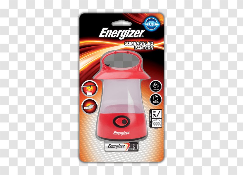 Flashlight Lantern Light-emitting Diode Energizer - Light - 9v Battery Transparent PNG