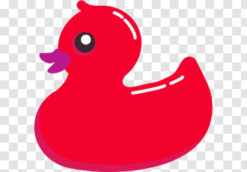 Rubber Duck Free Content Clip Art - Red Cliparts Transparent PNG