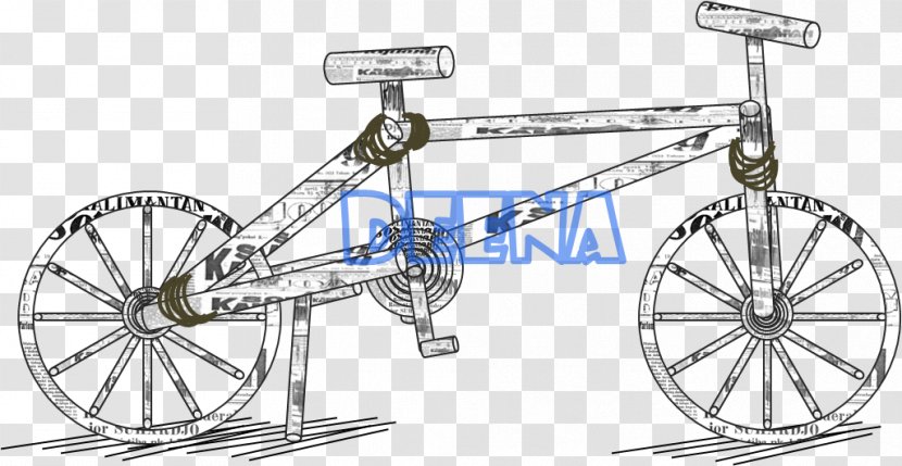 Bicycle Wheels Frames Forks Saddles - Auto Part Transparent PNG